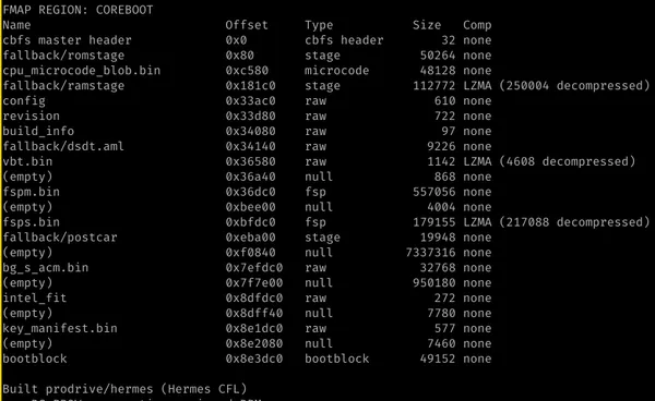 No fspt.bin in cbfs No fspt.bin in cbfs