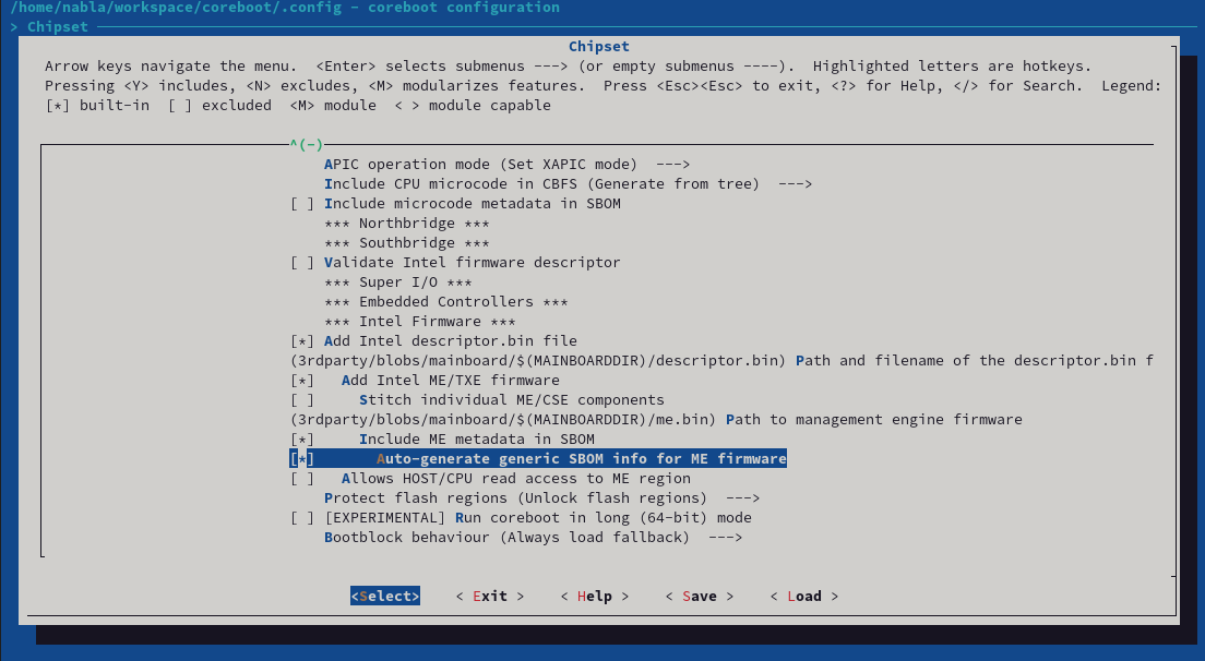 First SBoM Support in Open Source Firmware